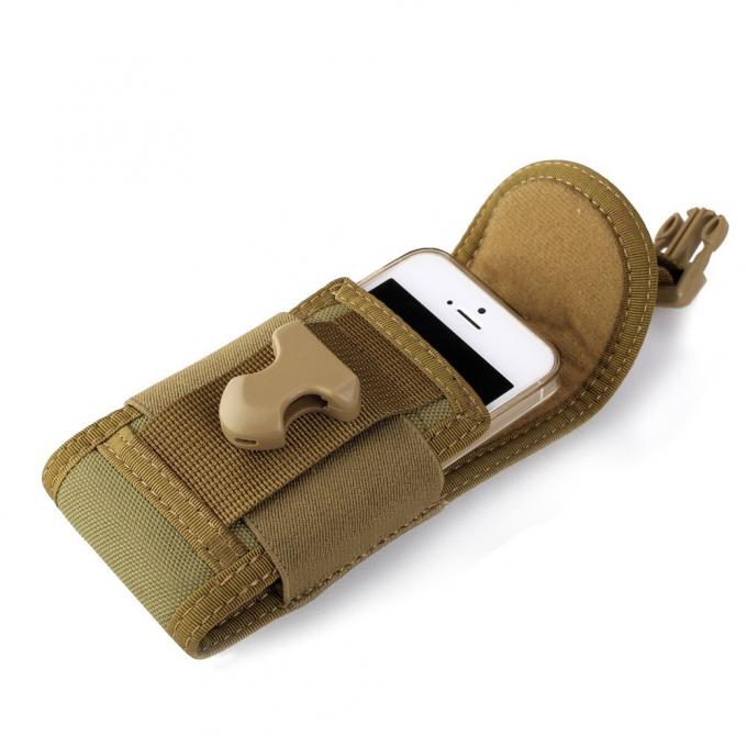 De aangepaste Zak van de Wandelings Tactische Taille, van de de Celtelefoon van 1000D Nylon Pak 5.5“ X 3“ X 1“